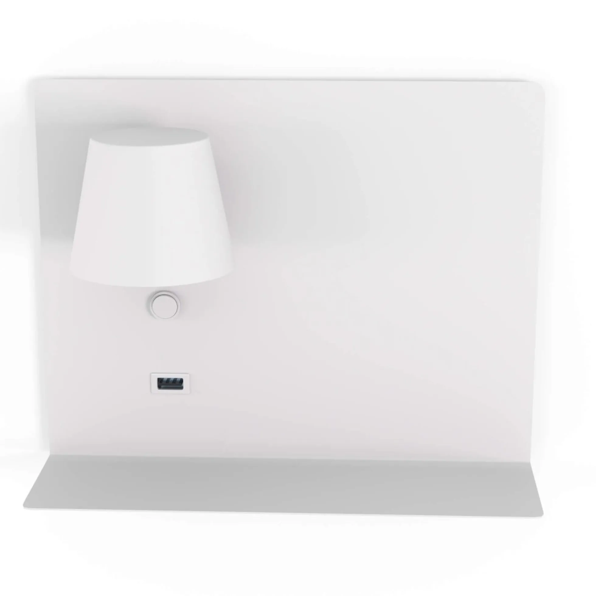 Aplique de pared para lectura con puerto USB "BASKOP" - 6W - Izquierda