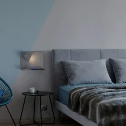 Aplique de pared para lectura con puerto USB