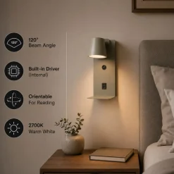 Aplique de pared para lectura