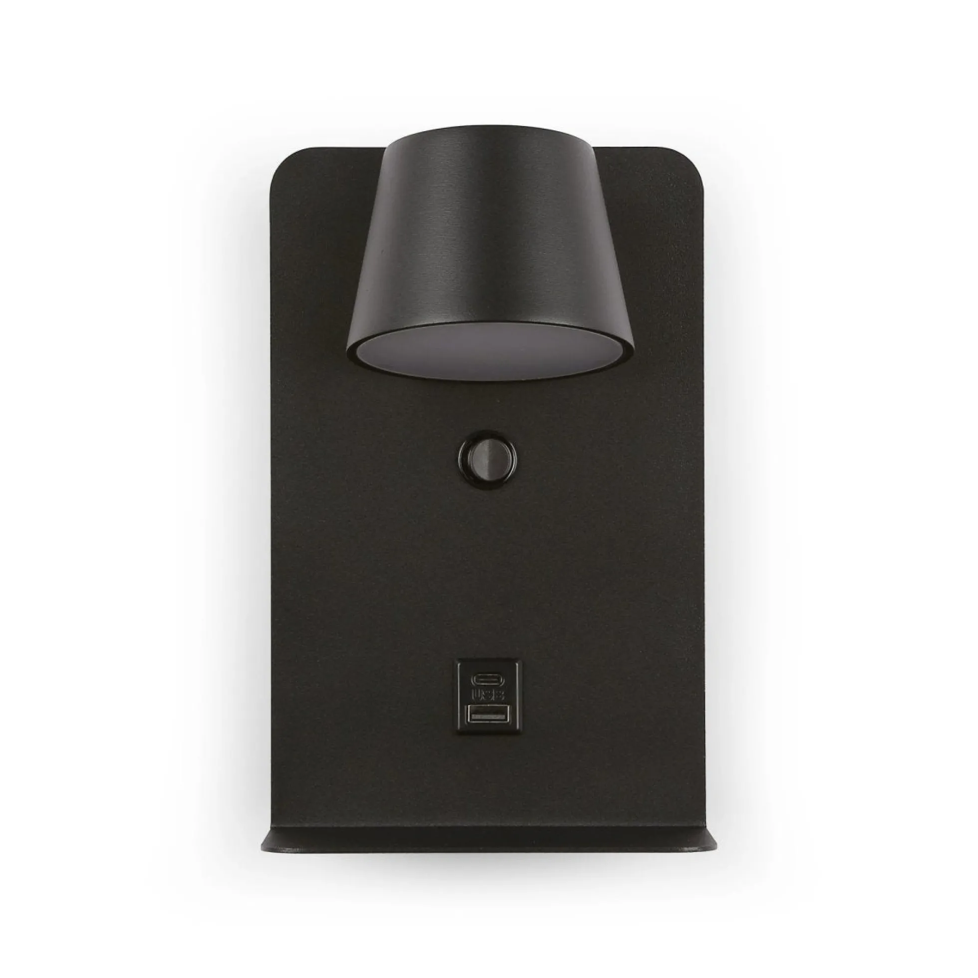Aplique de pared para lectura "BASKOP" - Puerto USB + USB-C - 6W