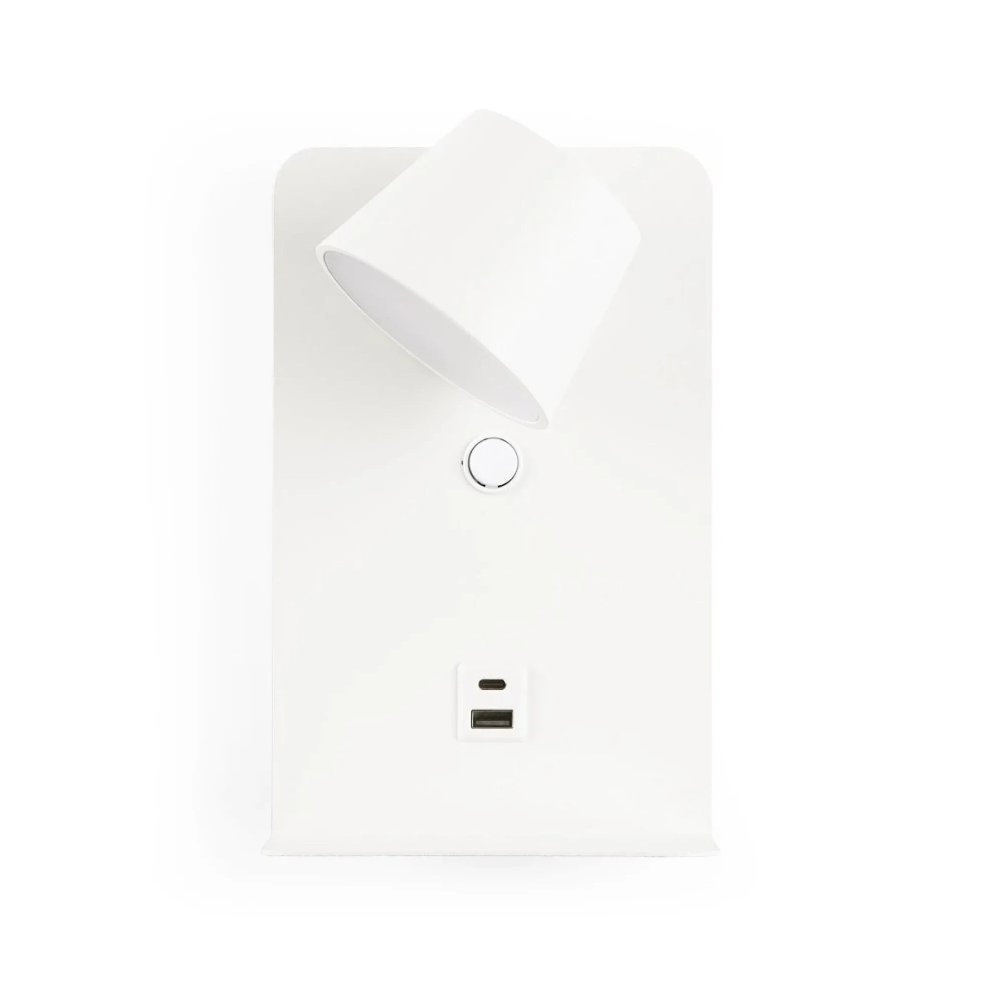 Aplique de pared para lectura "BASKOP" - Puerto USB + USB-C - 6W