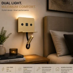 Aplique de pared para lectura 