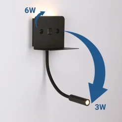 Aplique de pared para lectura 