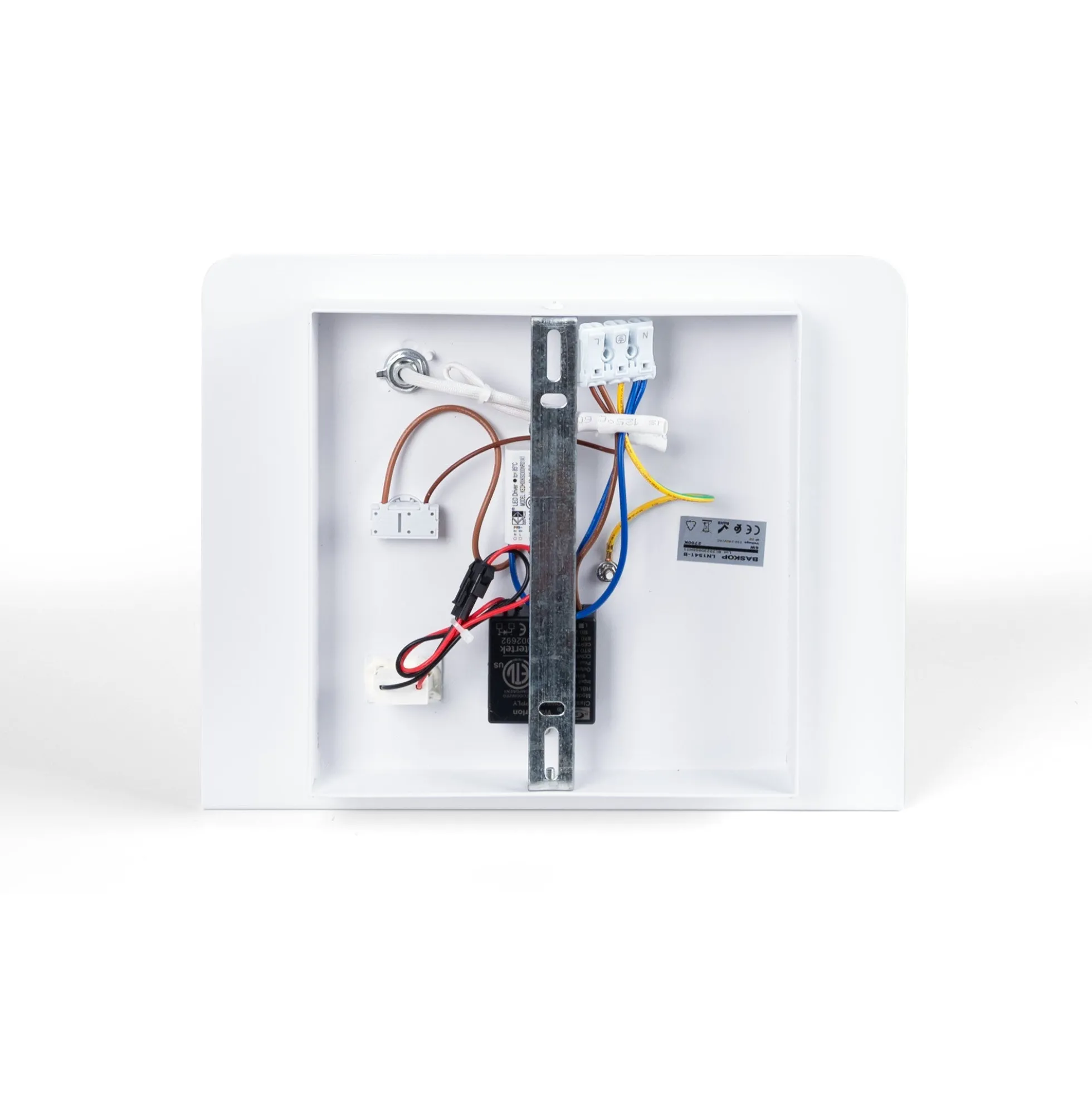 Aplique de pared para lectura con puerto USB y USBC "BASKOP" - 6W - Lado Izquierdo