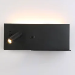 Aplique de pared para lectura con puerto USB