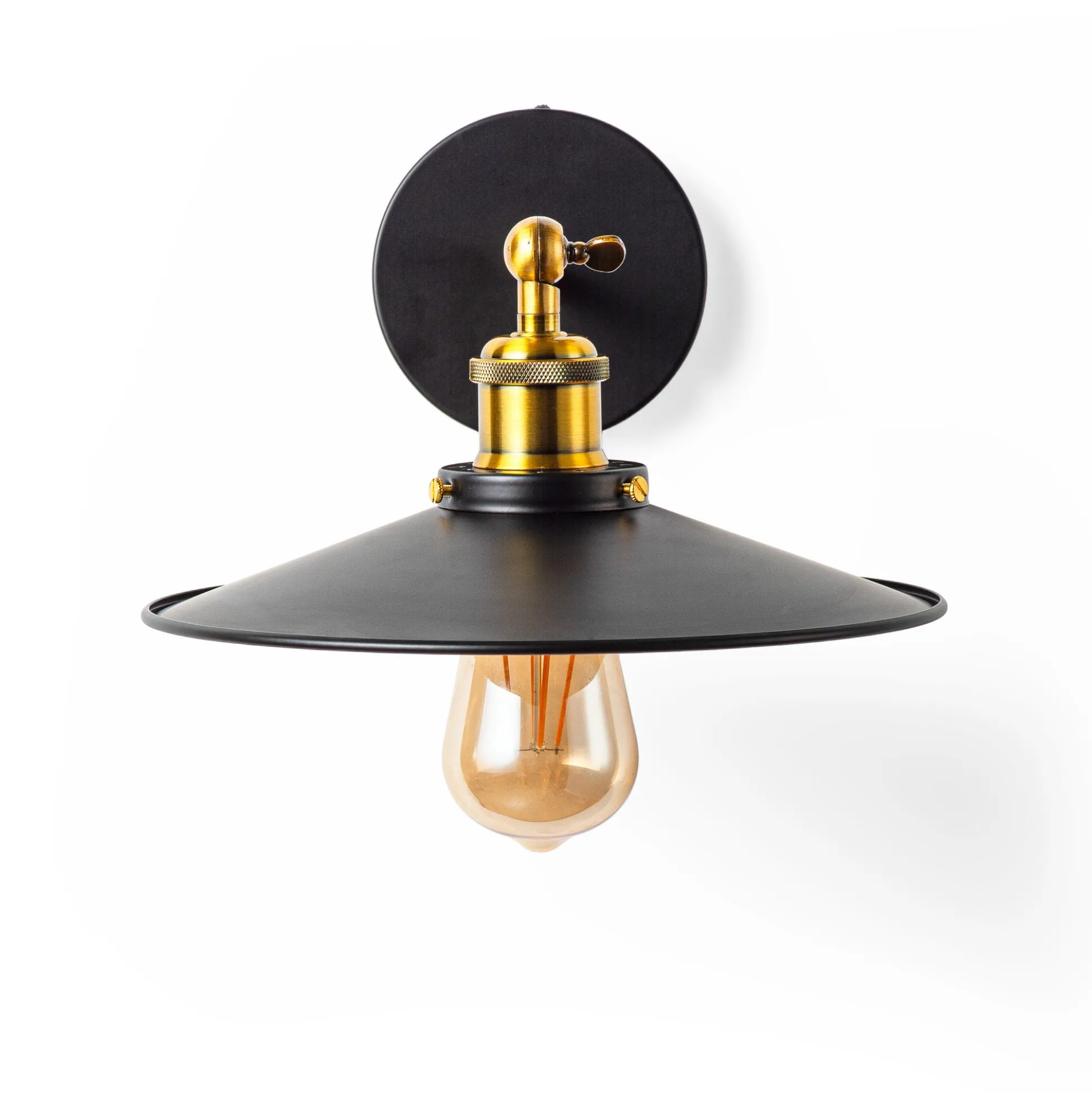 Aplique de pared retro "CLOCK WORK" - E27