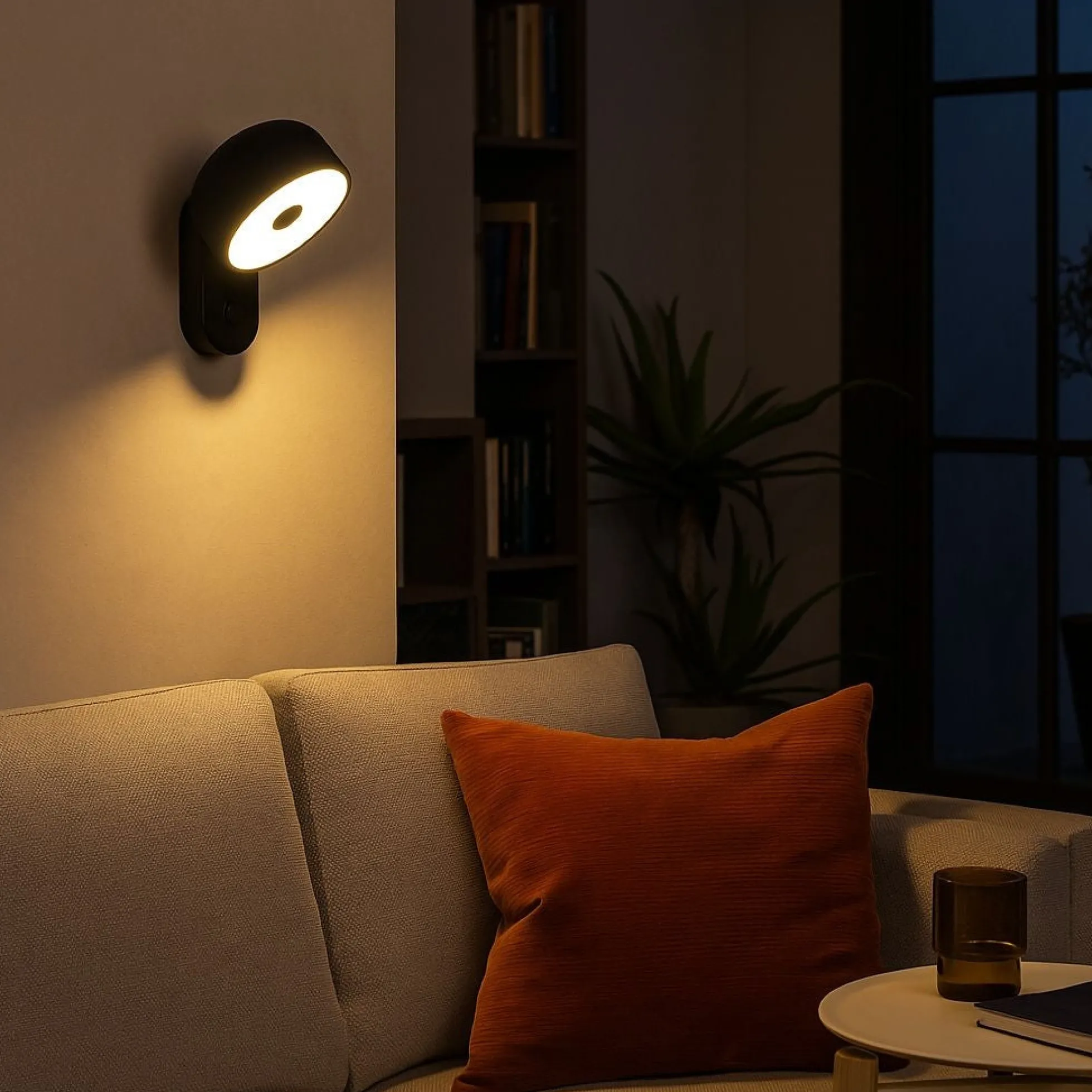 Aplique de pared "TAN" - 9W - 2800K