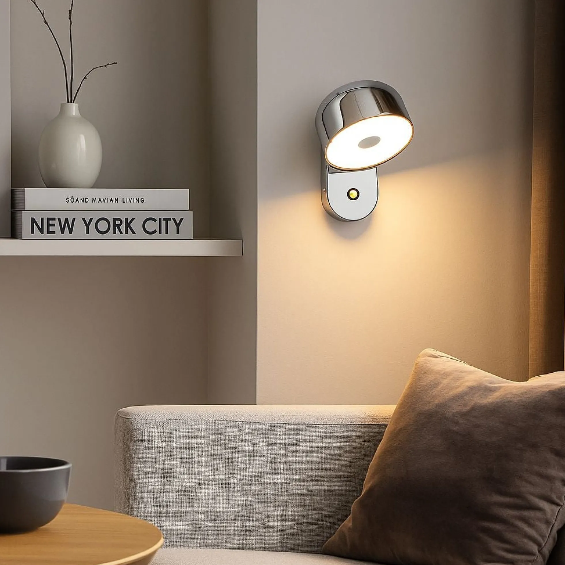Aplique de pared "TAN" - 9W - 2800K