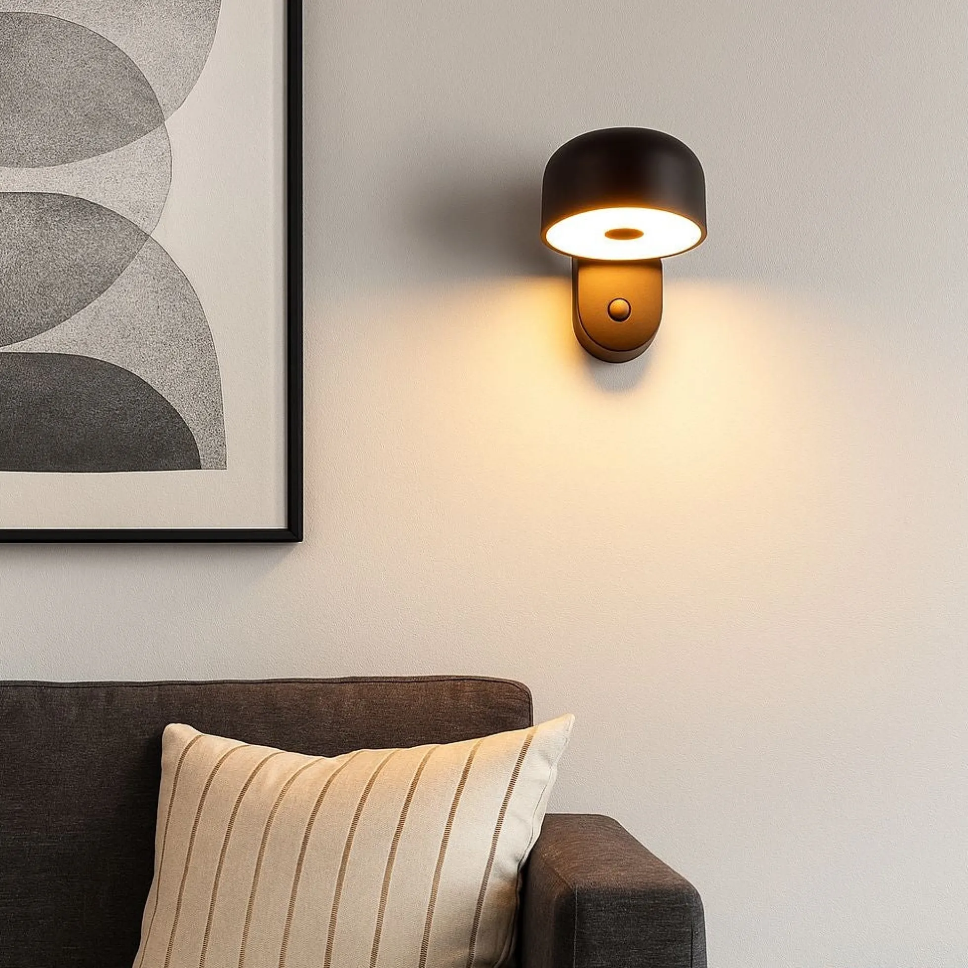 Aplique de pared "TAN" - 9W - 2800K