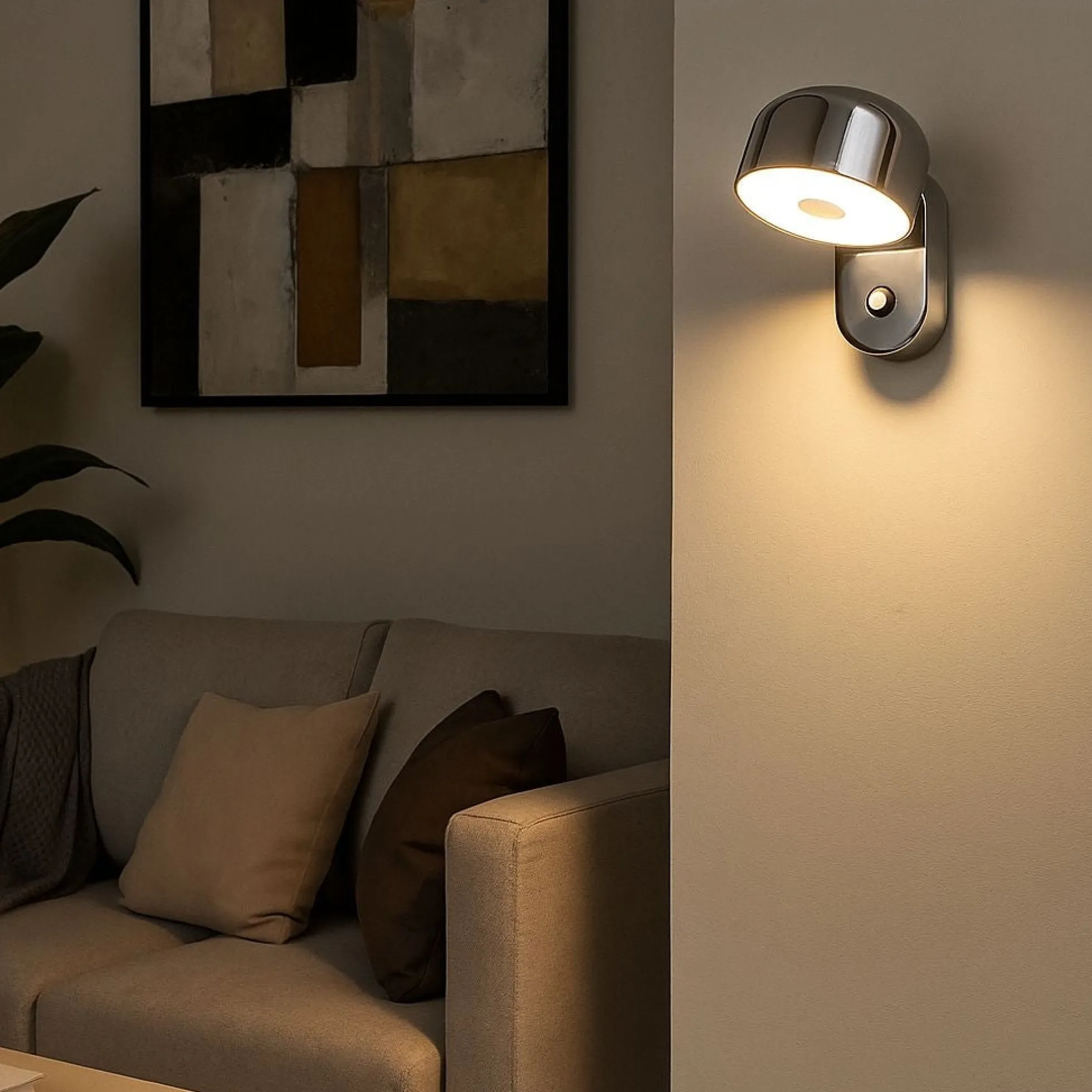 Aplique de pared "TAN" - 9W - 2800K
