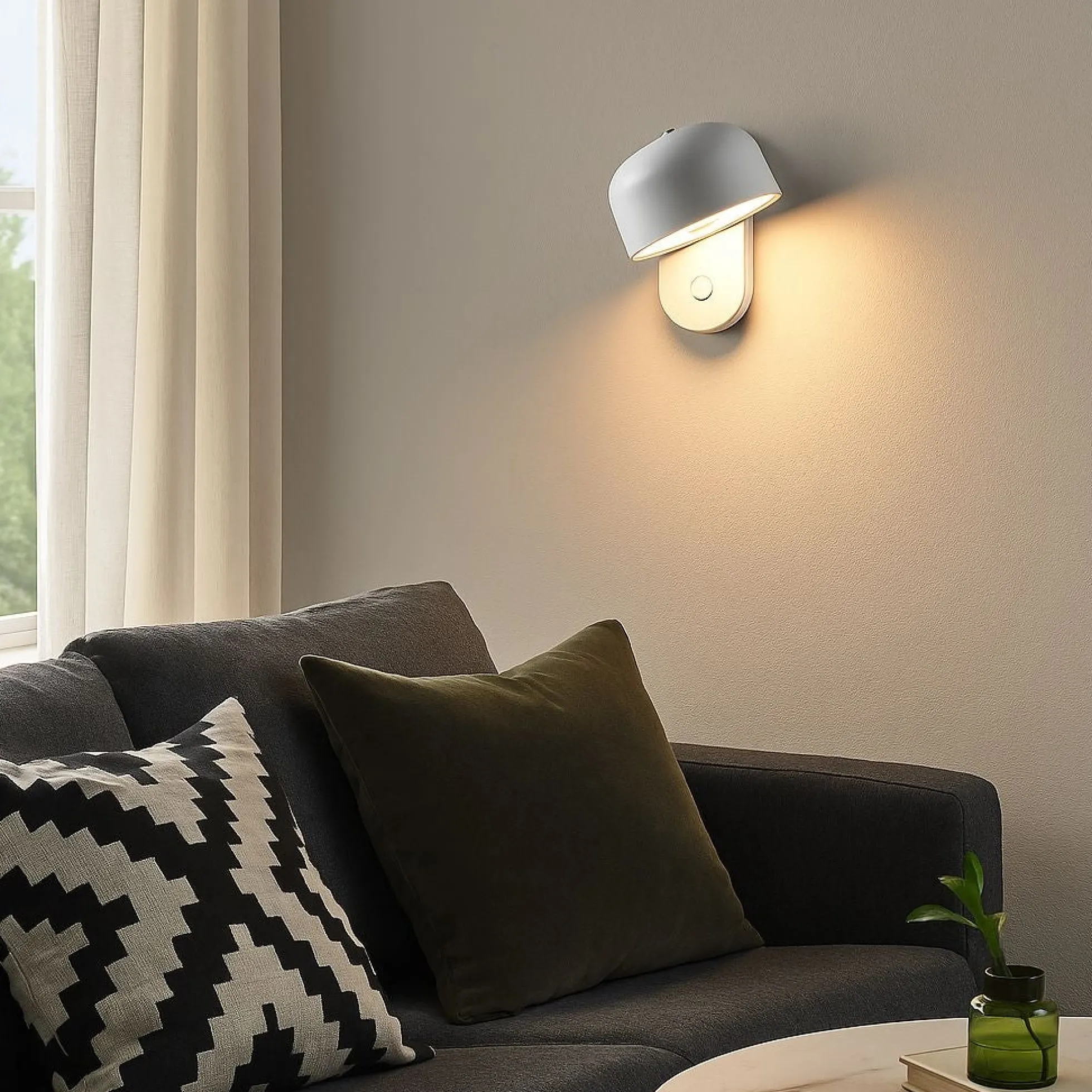 Aplique de pared "TAN" - 9W - 2800K