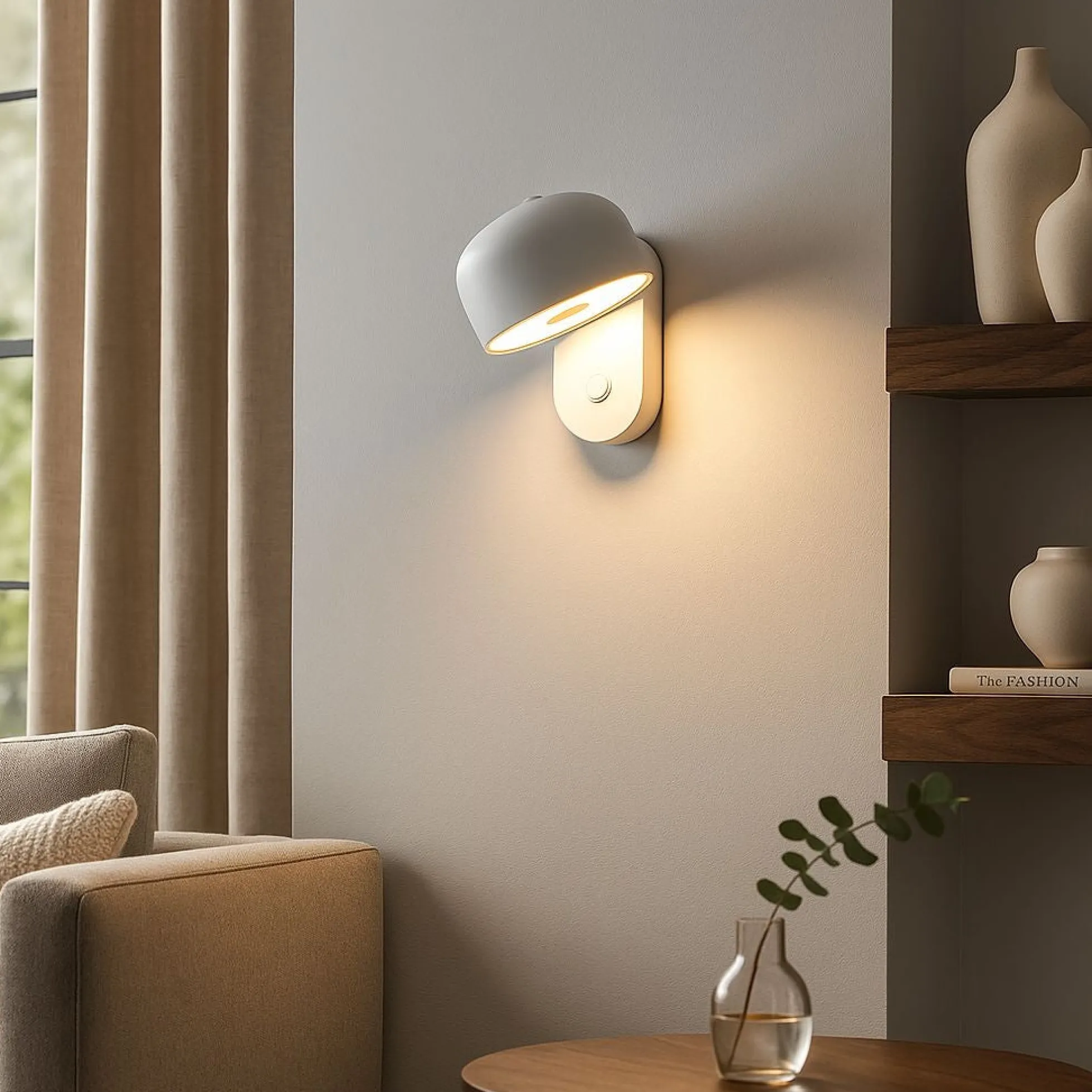 Aplique de pared "TAN" - 9W - 2800K