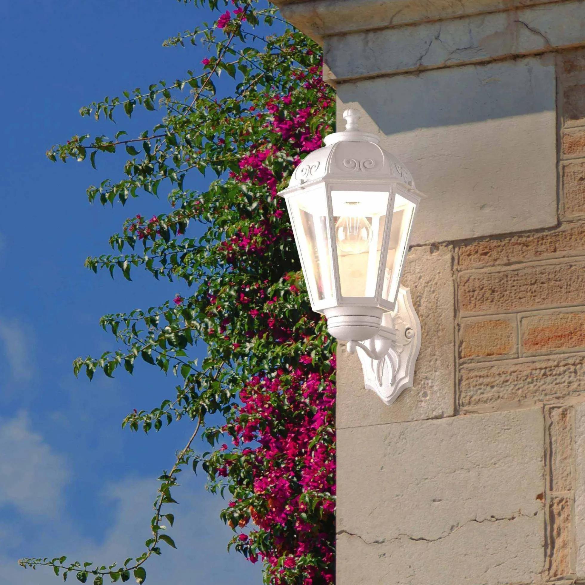 Aplique de pared tipo farol FUMAGALLI "BISSO/SABA" - E27 - IP55