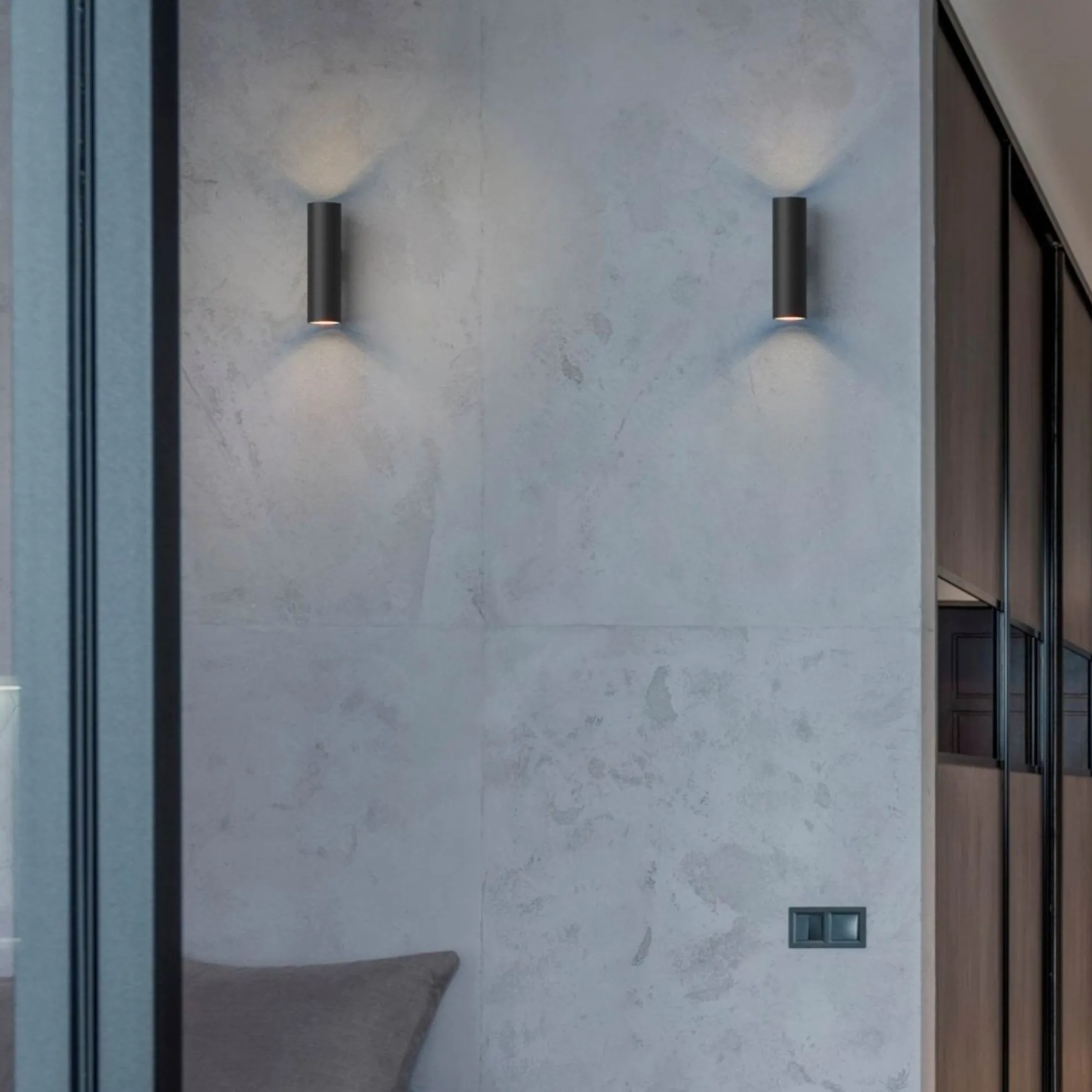Aplique de pared "UP and Down" GU10 50Wx2