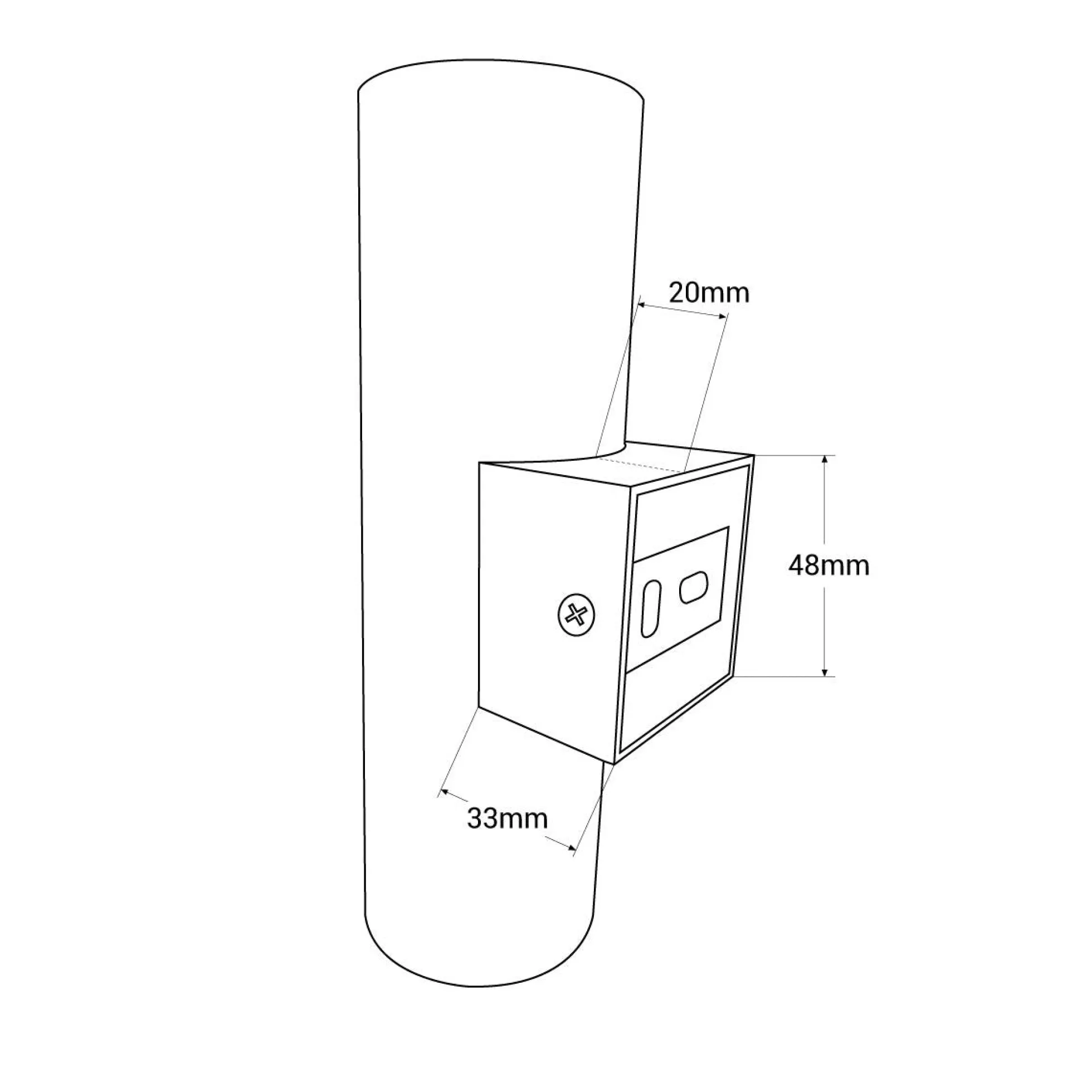 Aplique de pared "UP and Down" GU10 50Wx2