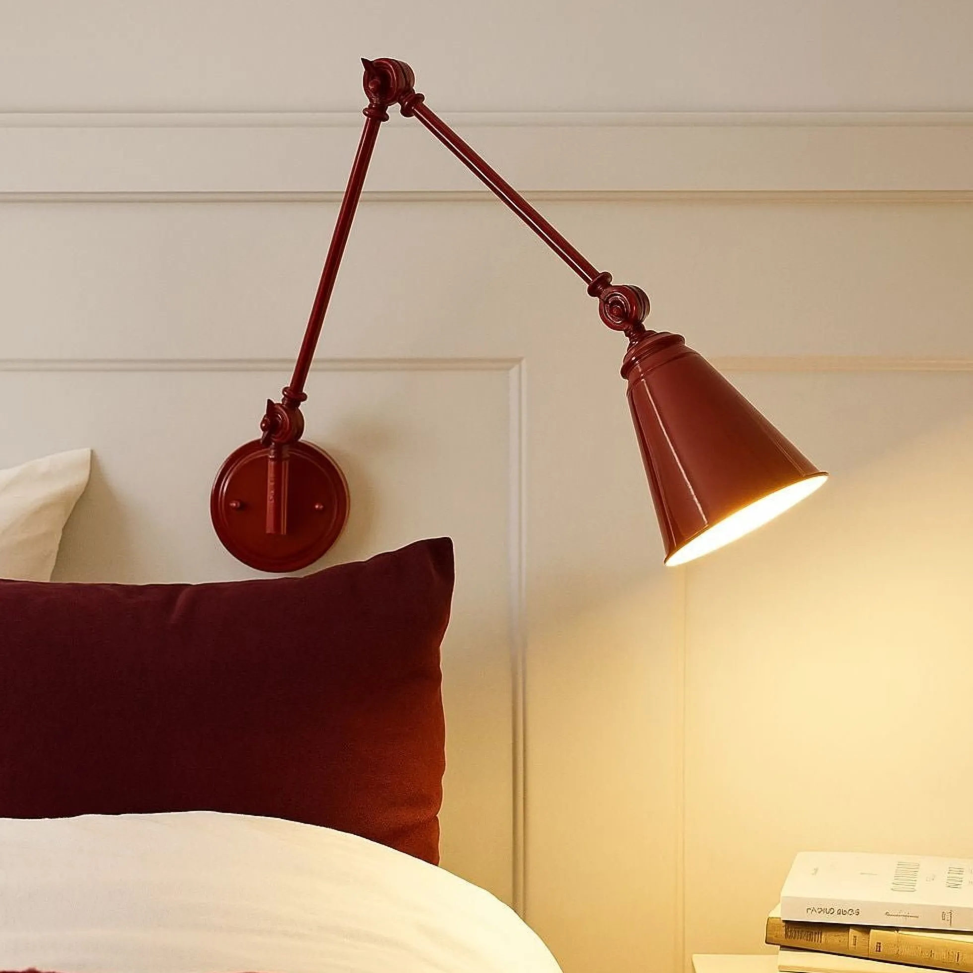 Aplique de pared vintage orientable "Tika"