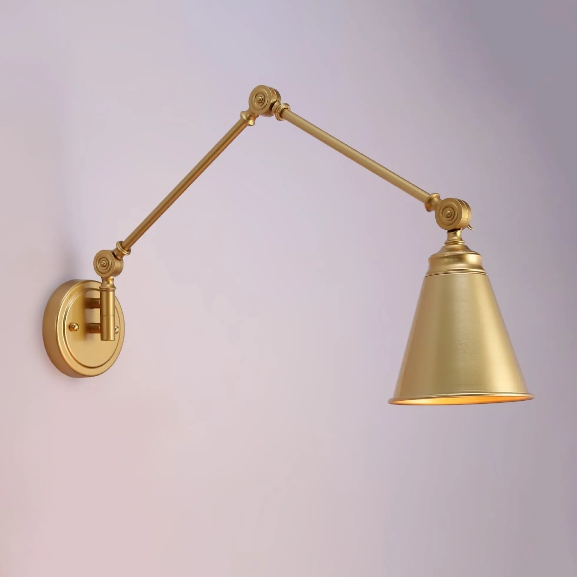 Aplique de pared vintage orientable "Tika"