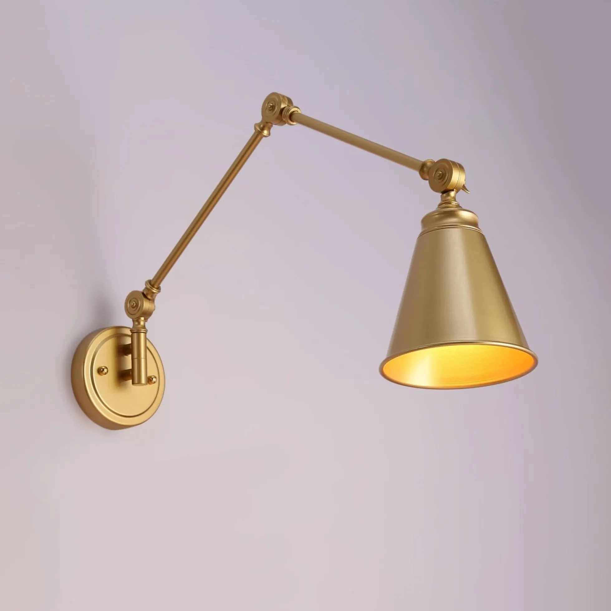 Aplique de pared vintage orientable "Tika"