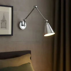 Aplique de pared vintage orientable