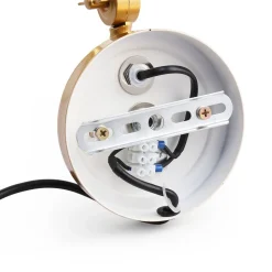 Aplique de pared vintage orientable con cable y enchufe 