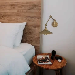 Aplique de pared vintage orientable