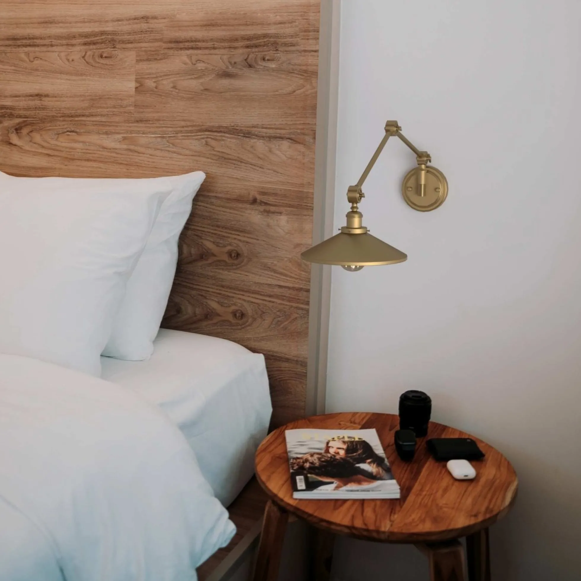 Aplique de pared vintage orientable "Wallen"