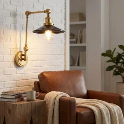 Aplique de pared vintage orientable