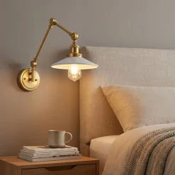 Aplique de pared vintage orientable