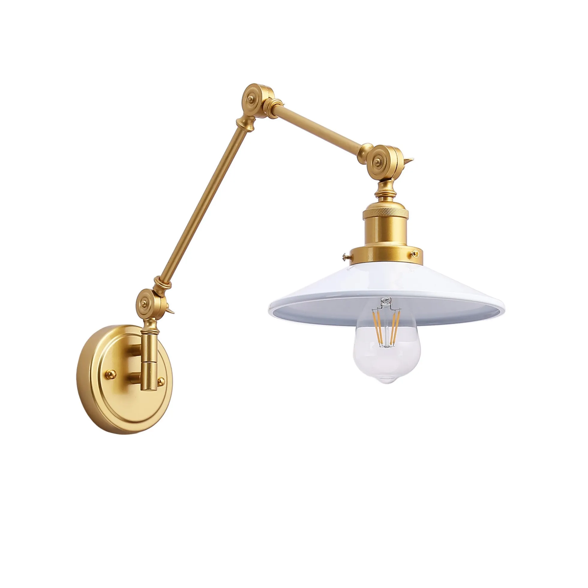 Aplique de pared vintage orientable "Wallen"