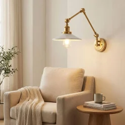 Aplique de pared vintage orientable