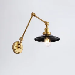 Aplique de pared vintage orientable