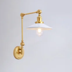 Aplique de pared vintage orientable