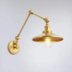Aplique de pared vintage orientable
