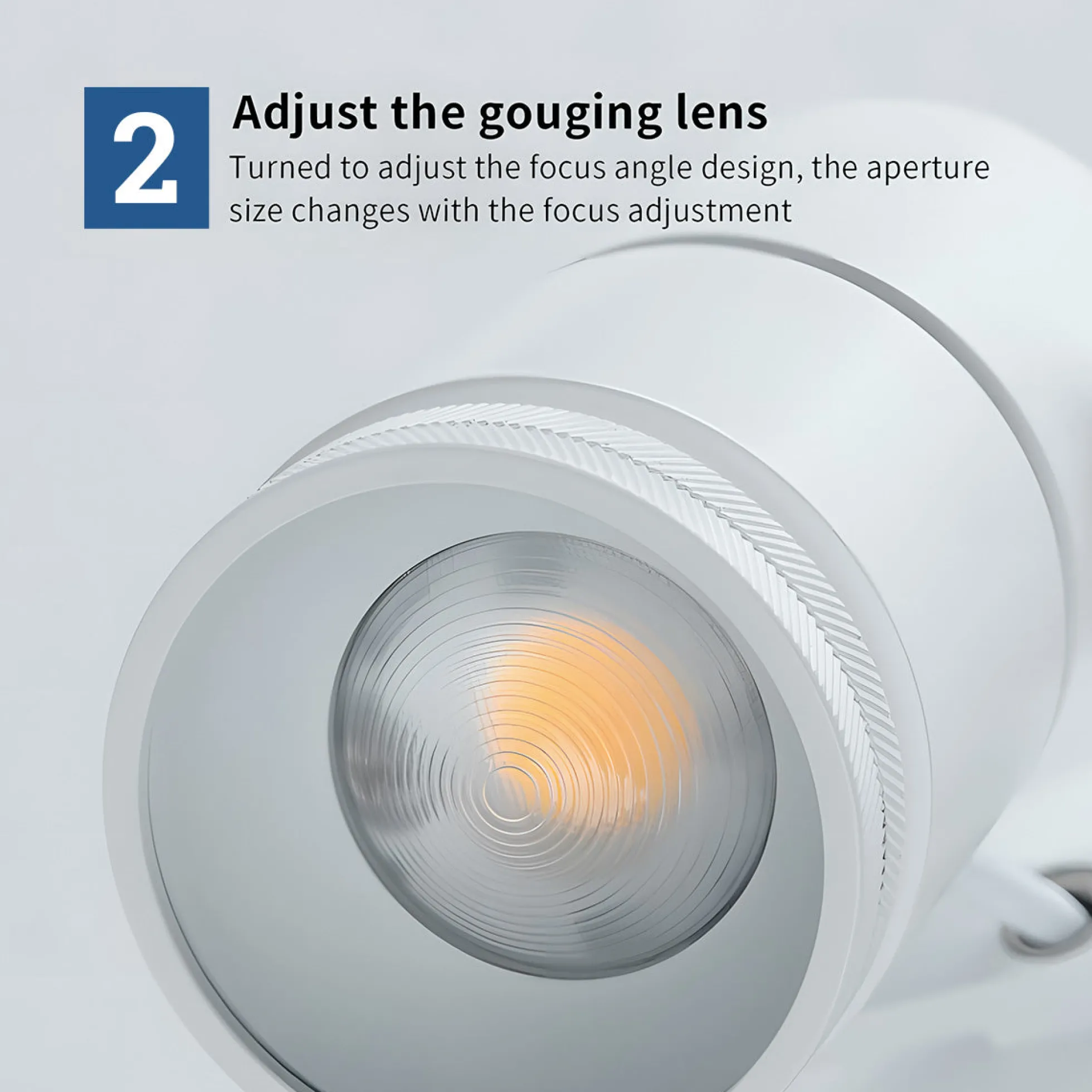 Aplique de pared y techo LED COB "ESCOP" Orientable con ángulo lumínico ajustable - 12W