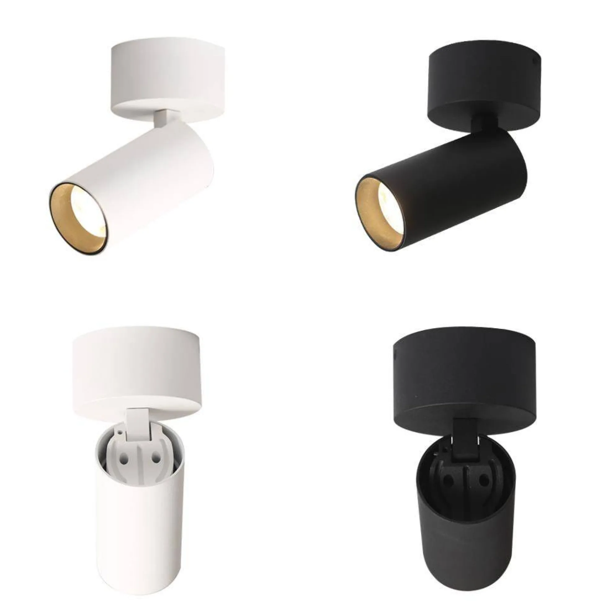 Aplique de pared y techo "TUB" - GU10 - Orientable 360º