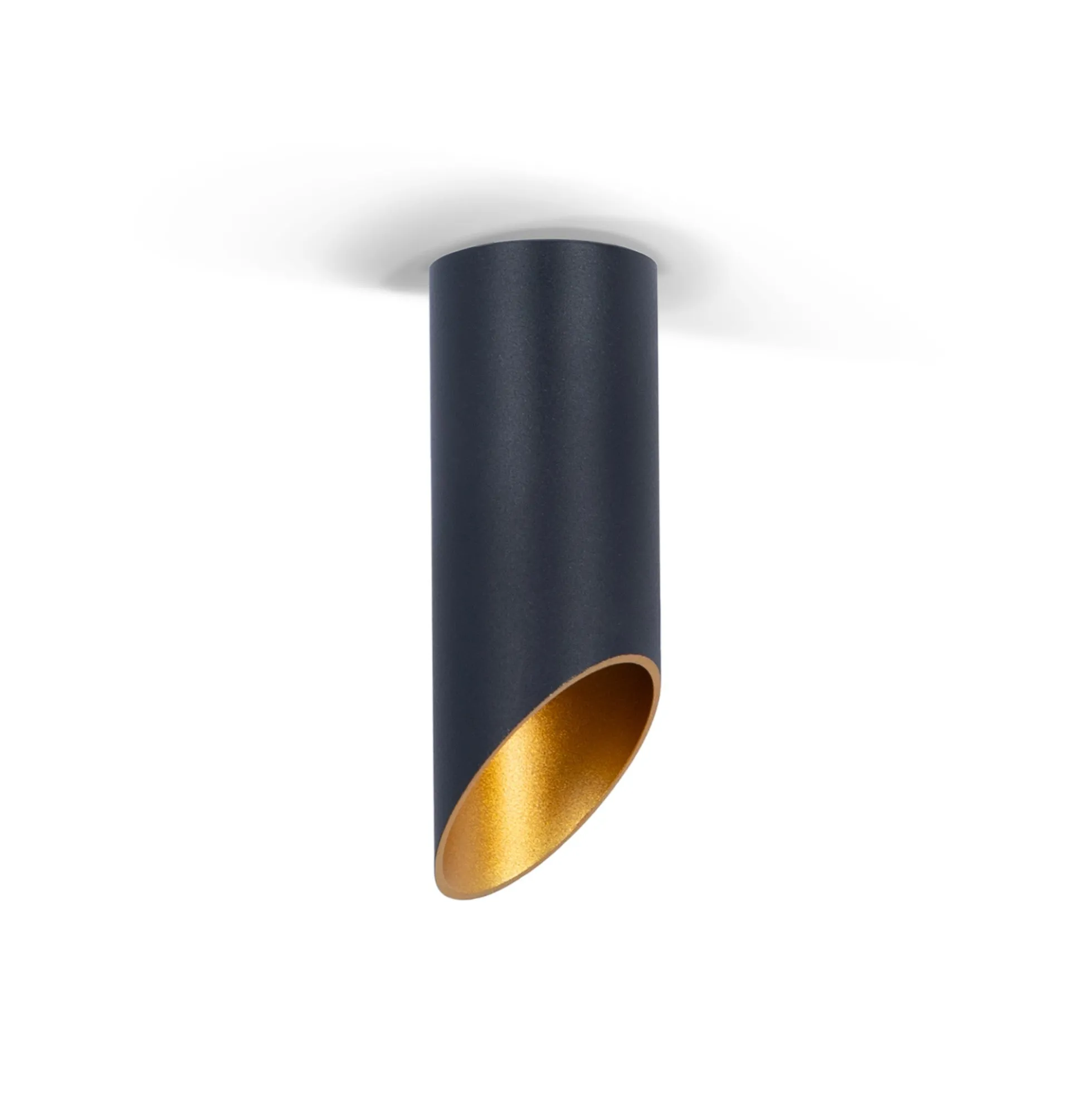 Aplique de techo aluminio "Malvi" - Biselado - 15cm - GU10