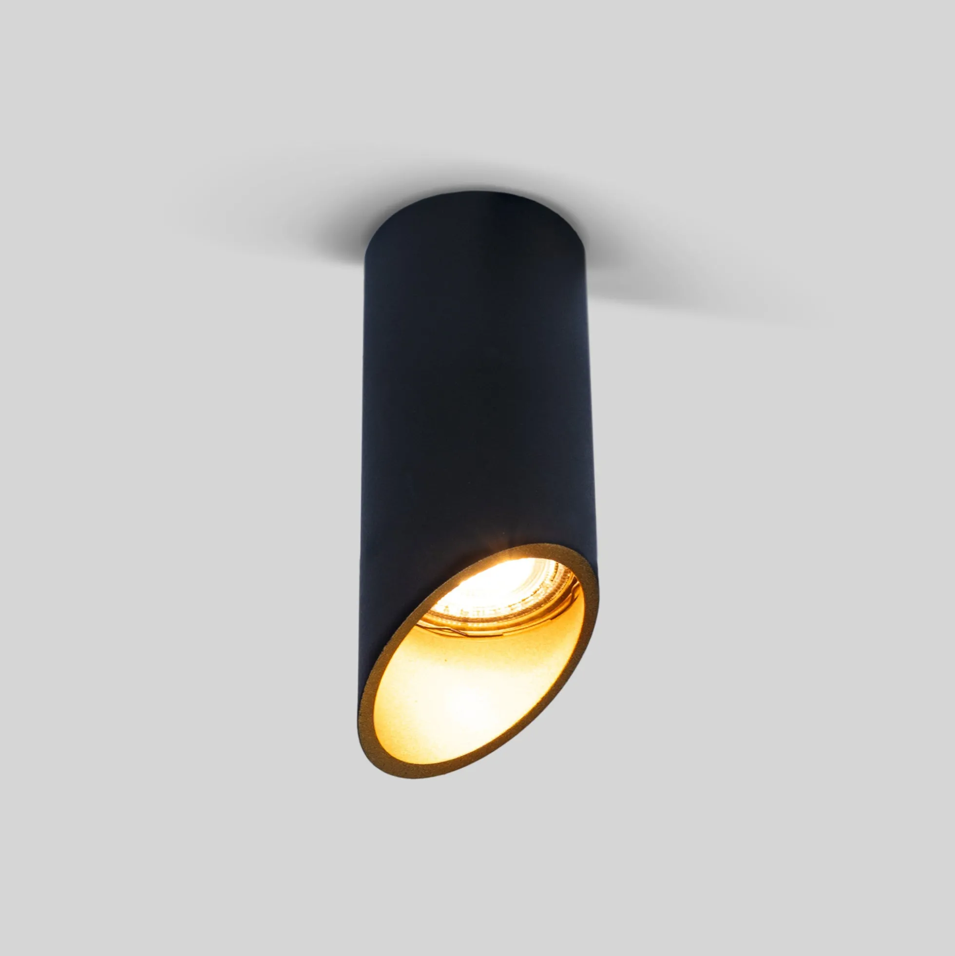 Aplique de techo aluminio "Malvi" - Biselado - 15cm - GU10