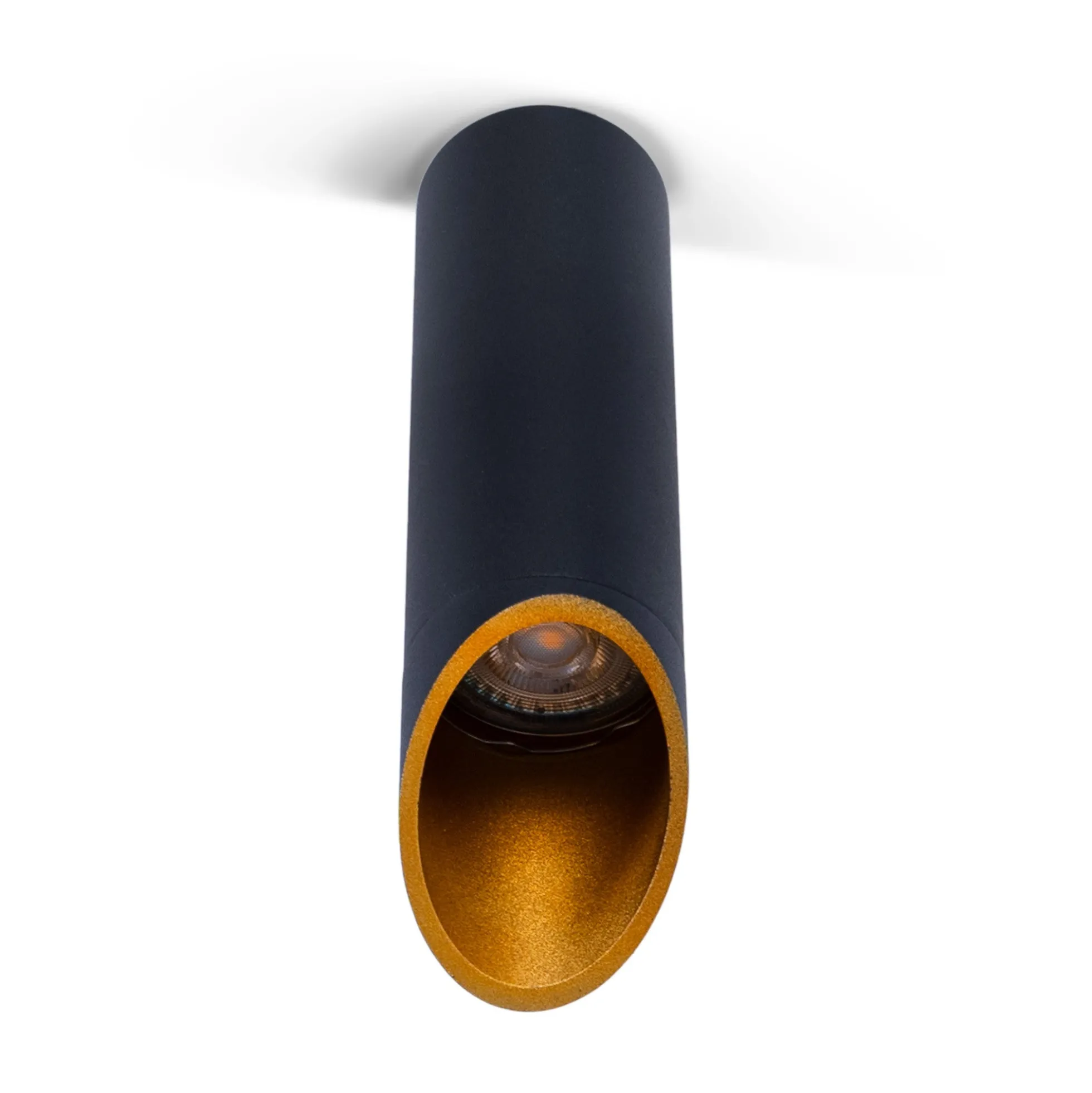 Aplique de techo aluminio "Vina" - Biselado - 20cm - GU10
