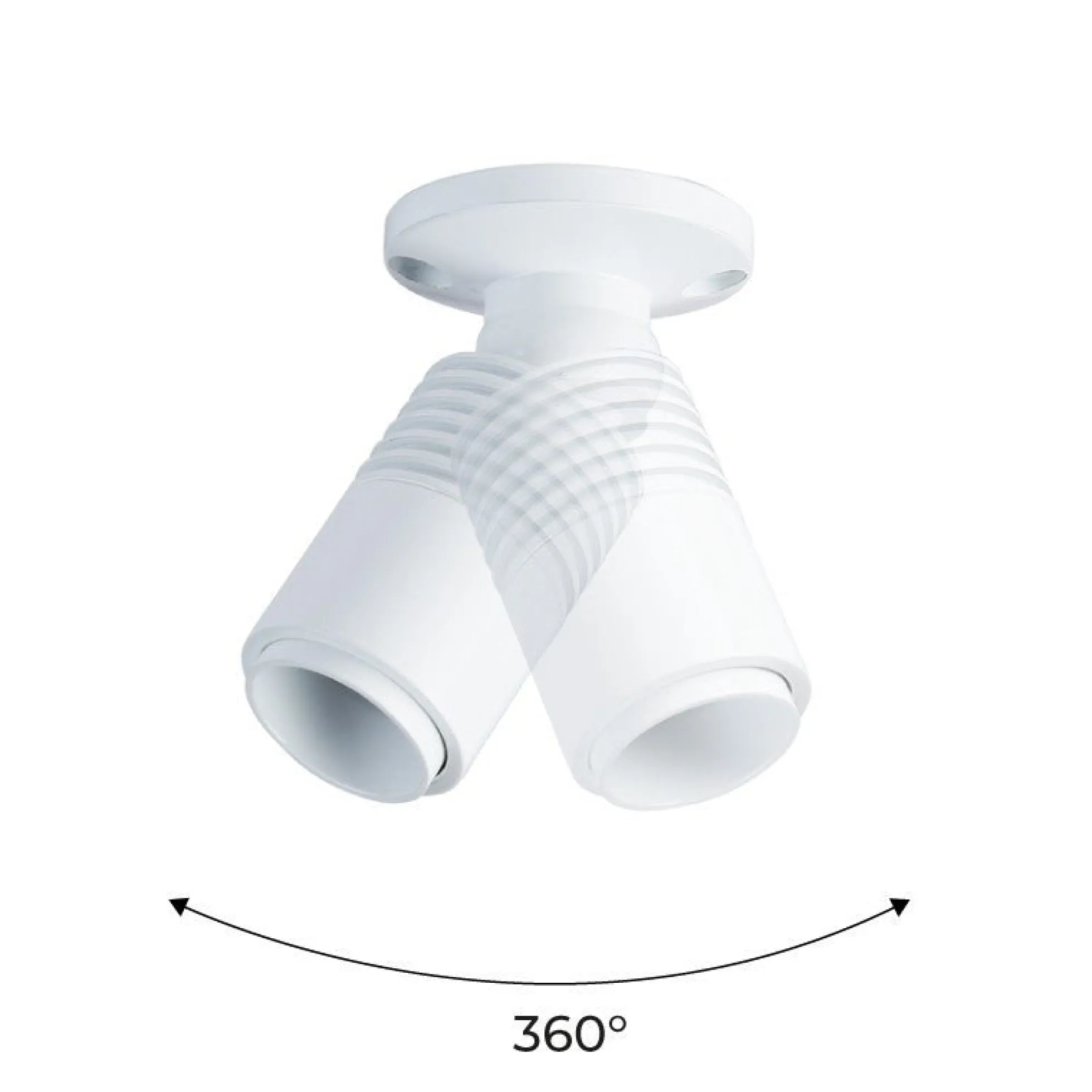 Aplique de techo con zoom - Orientable - 2700K - 3W
