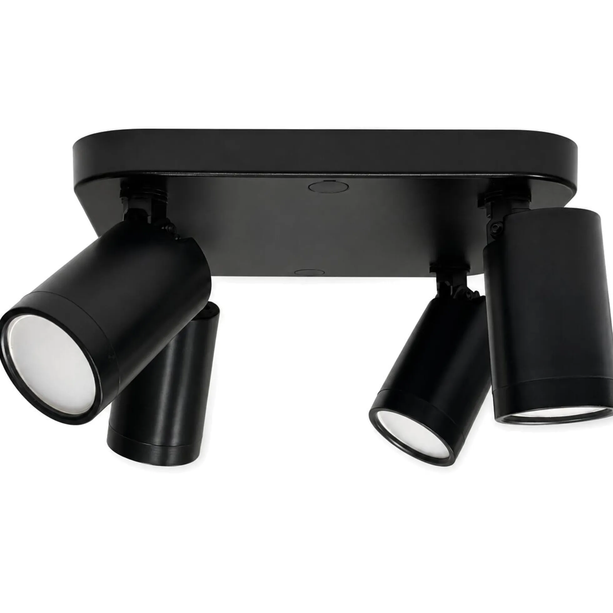 Aplique de techo cuadrado orientable - 4 x GU10 - Bajo UGR