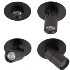Aplique de techo LED empotrable 3W - Orientable - Chip CREE
