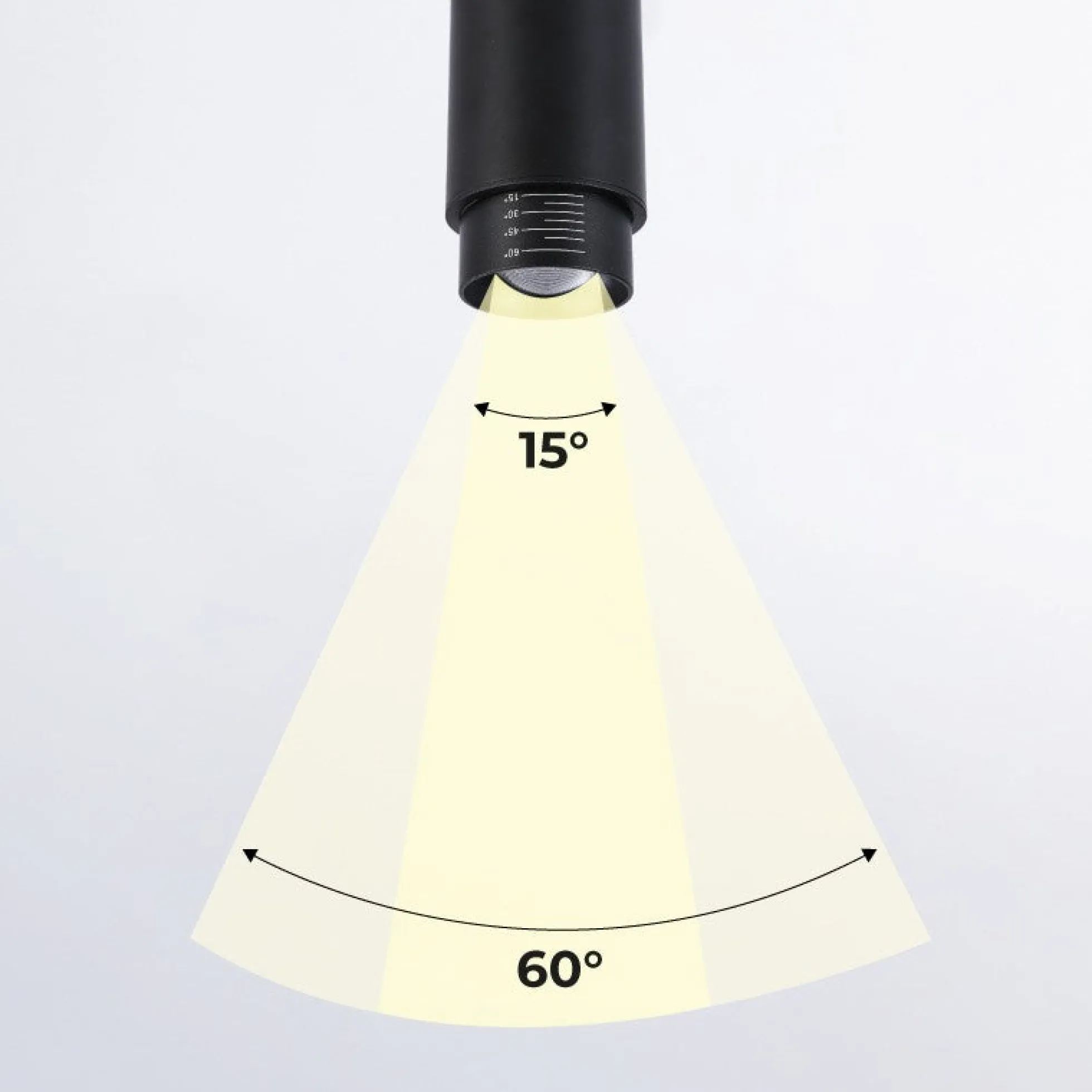 Aplique de techo LED orientable 8W - Ángulo ajustable - 2800K