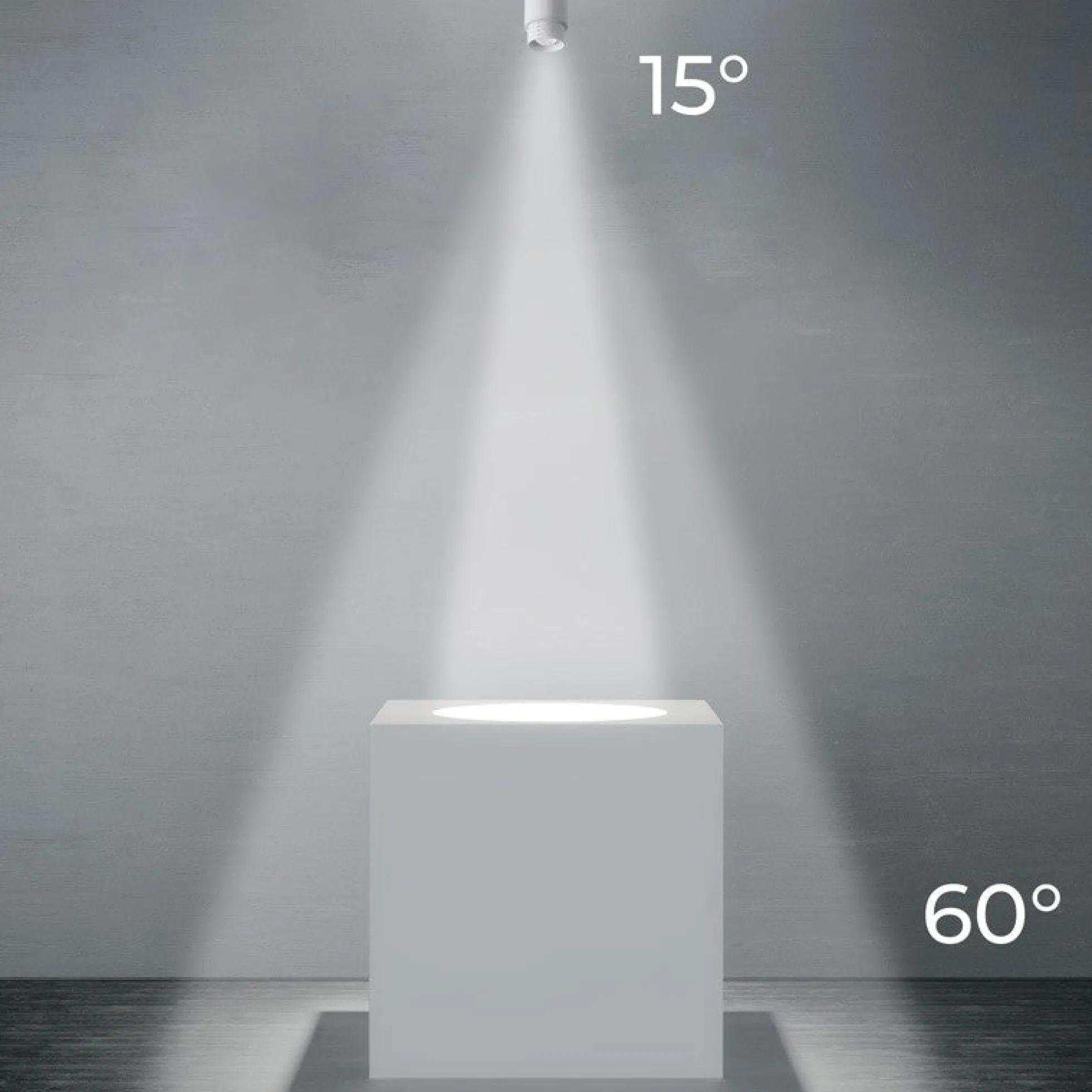 Aplique de techo LED orientable 8W - Ángulo ajustable - 2800K