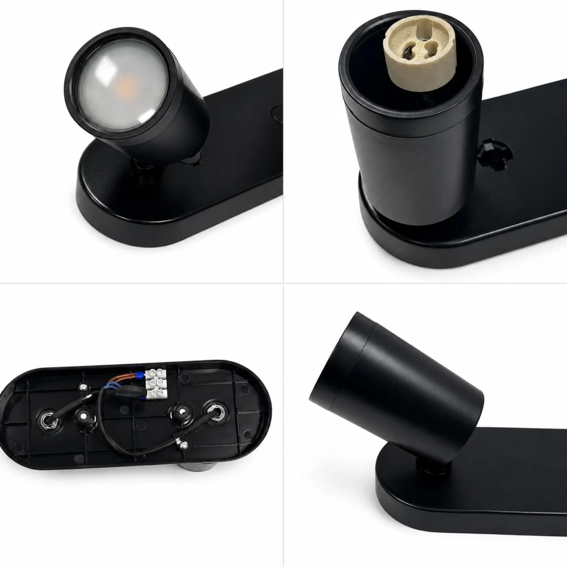 Aplique de techo orientable - 2 x GU10 - Bajo UGR