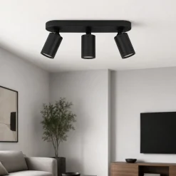 Aplique de techo orientable - 3 x GU10 - Bajo UGR