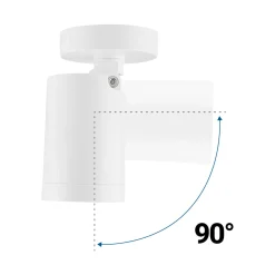 Aplique de techo para bombilla GU10 - Orientable - Bajo UGR