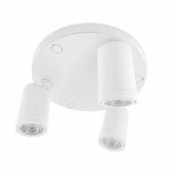 Aplique de techo redondo orientable - 3 x GU10 - Bajo UGR