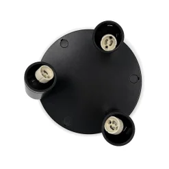Aplique de techo redondo orientable - 3 x GU10 - Bajo UGR