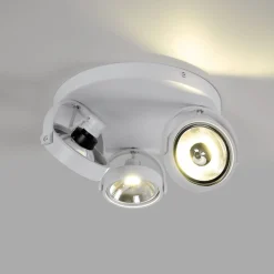 Aplique de techo triple orientable