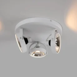 Aplique de techo triple orientable